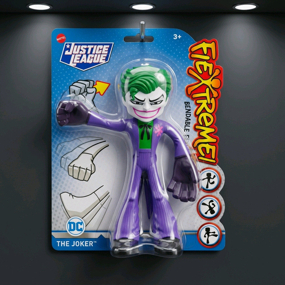 NIP Justice League Extreme Bendable Joker 6"